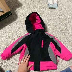 Gorgeous 12 month double layer zip coat